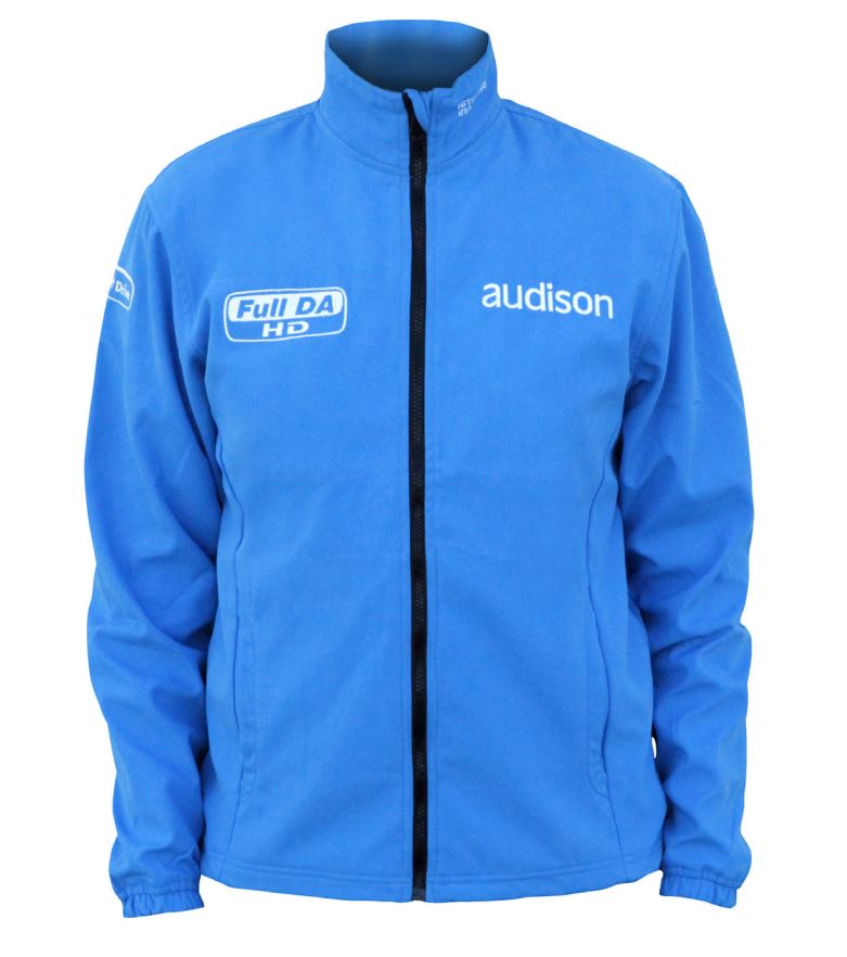 AUDISON BLUE SOFTSHELL JACKET M