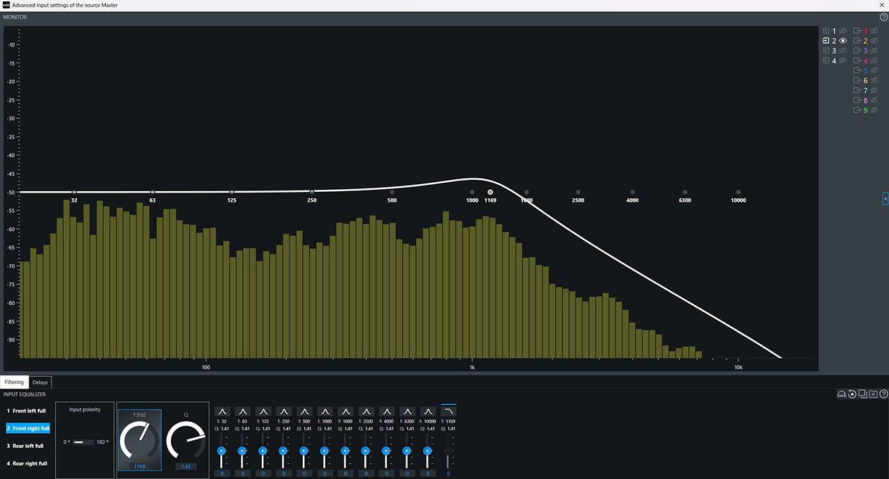 Input eq with Low-Pass filter